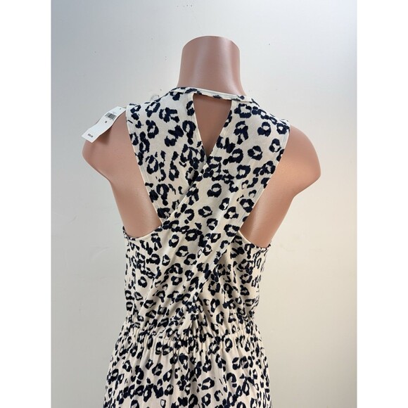 Banana Republic Sleeveless Women Dress  Size M Criss Cross Back - Picture 4 of 13